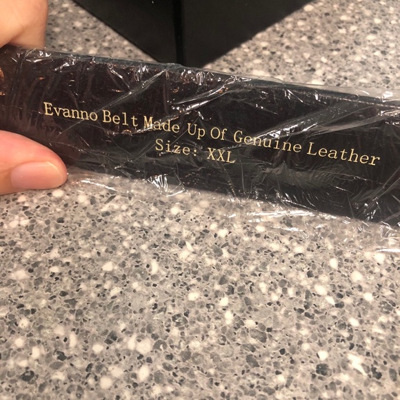 🧨🧨Men’s Evanno black XXL belt - Picture 3 of 3